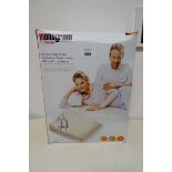 +VAT Monogram comfort fully fitted heated mattress cover (double size 137x190cm)