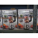 4 Daewoo 500W glass jug blenders