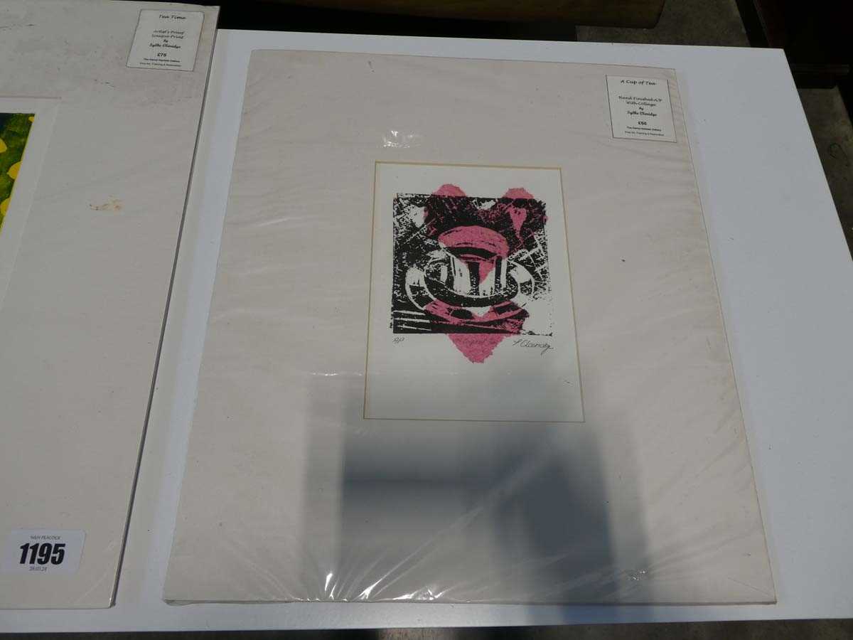 2 unframed and mounted artists proofs by Sylke Claridge, 'teatime' and 'a cup of tea' - Image 2 of 2