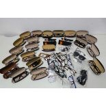 +VAT Large quantity of designer reading and sun glasses - all with defects including missing lenses,