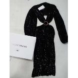 +VAT Nadine Merabi courtney black dress size small in box