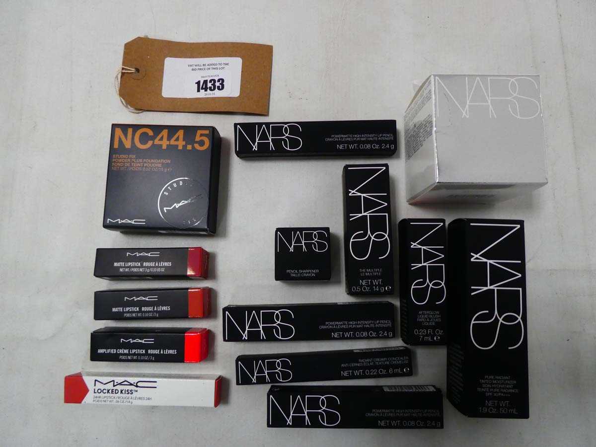 +VAT Selection of Nars and Mac makeup