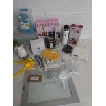 +VAT Curver food waste bin, pouring cake kit set, hydro flask, Bialetti Musa cafetiere, marble style