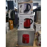 Daewoo 1.7L kettle, Swann 1.7L jug kettle Camden Collection and 2L compact air fryer by Daewoo