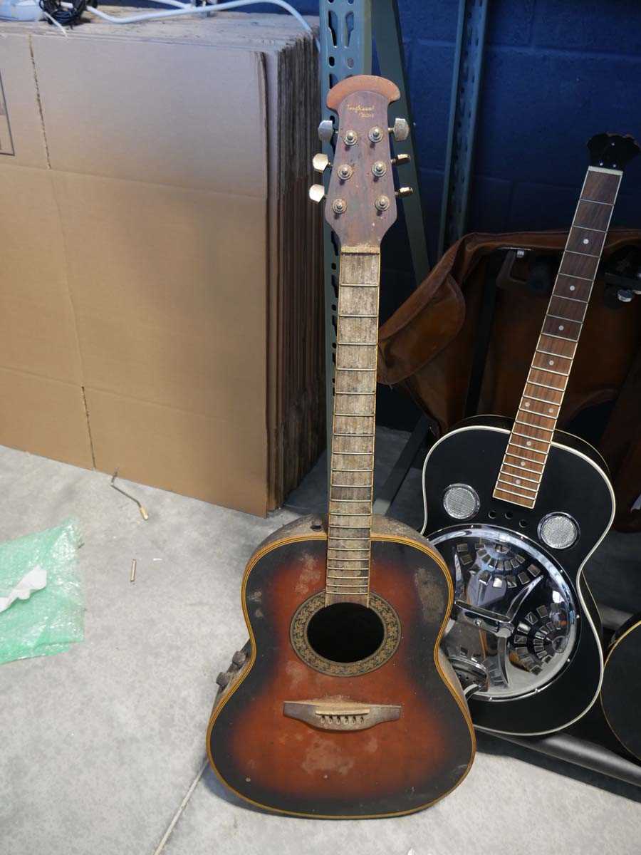 5 various guitars (all in need of restoration) incl. acoustic guitar, Fender electric guitar (no - Image 2 of 6