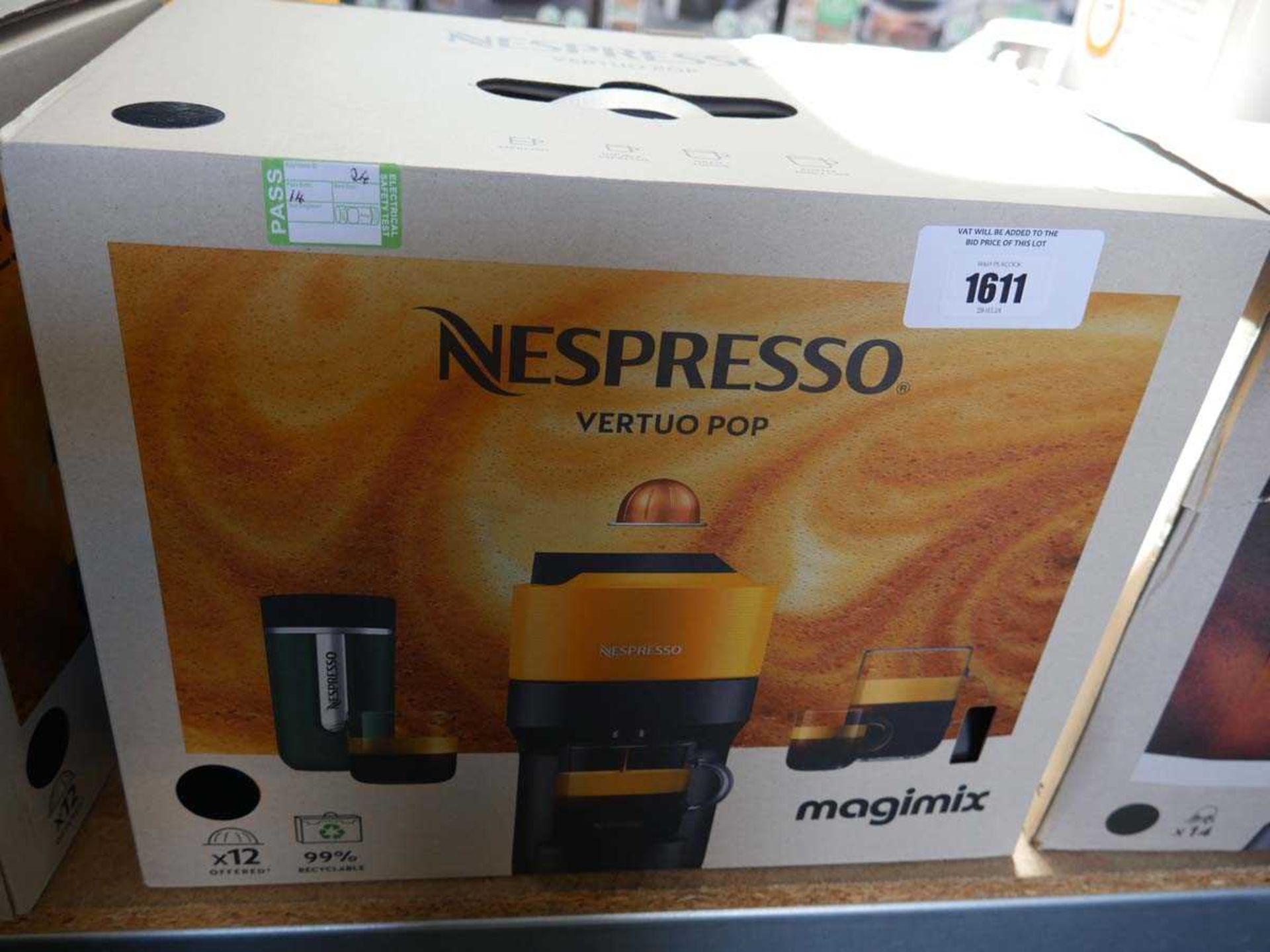 +VAT Nespresso Vertuo Pop coffee machine