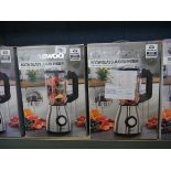 4 Daewoo 500W glass jug blenders