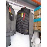 +VAT DeWalt 1/4 zip fleece jumper (size M) with DeWalt black zip up gilet (size M)