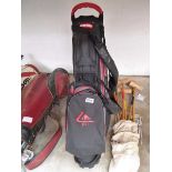 Longridge black and red golf bag (no clubs)