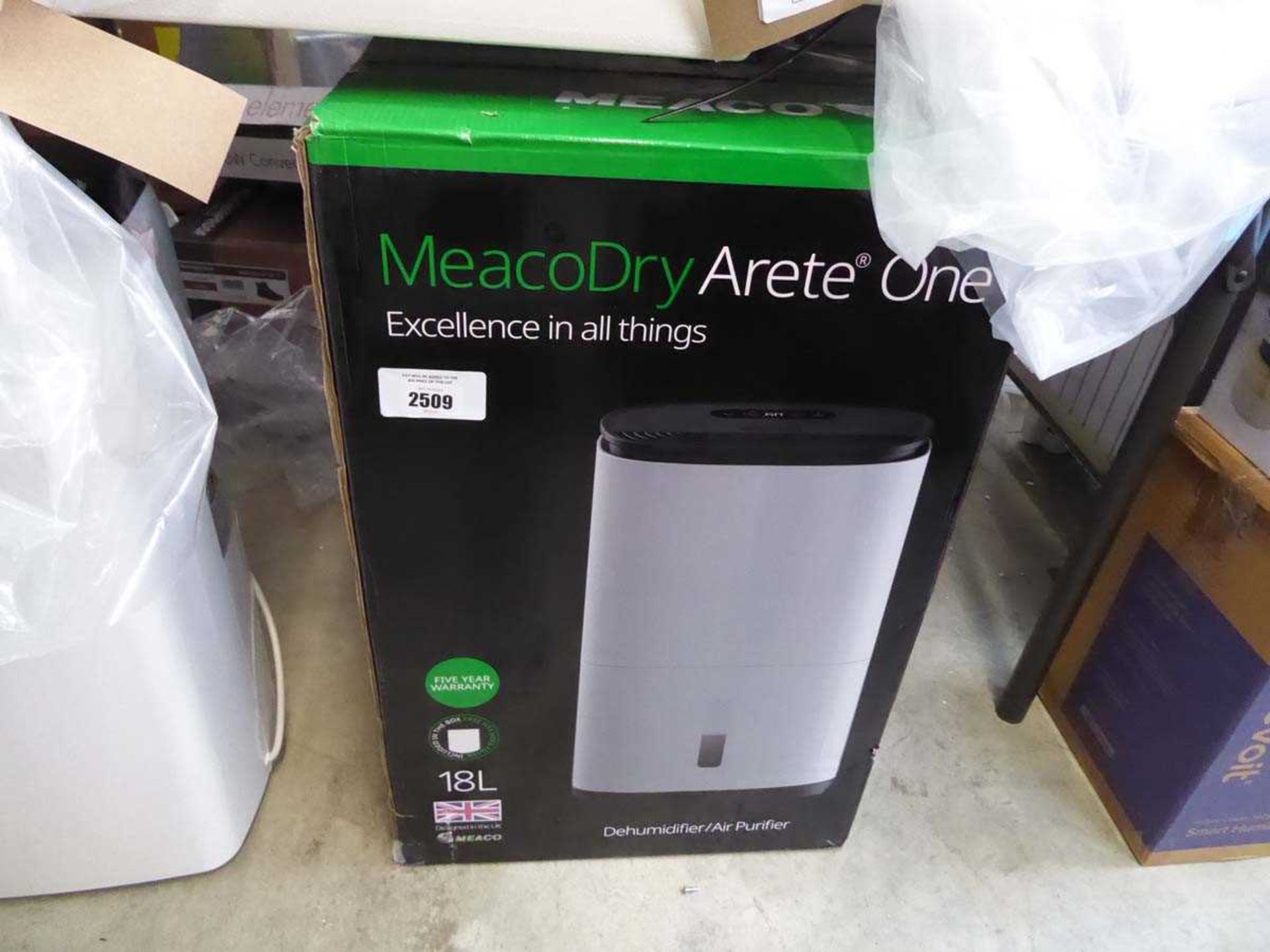 +VAT Meaco Dry Arete1 18L electric de-humidifier/air purifier