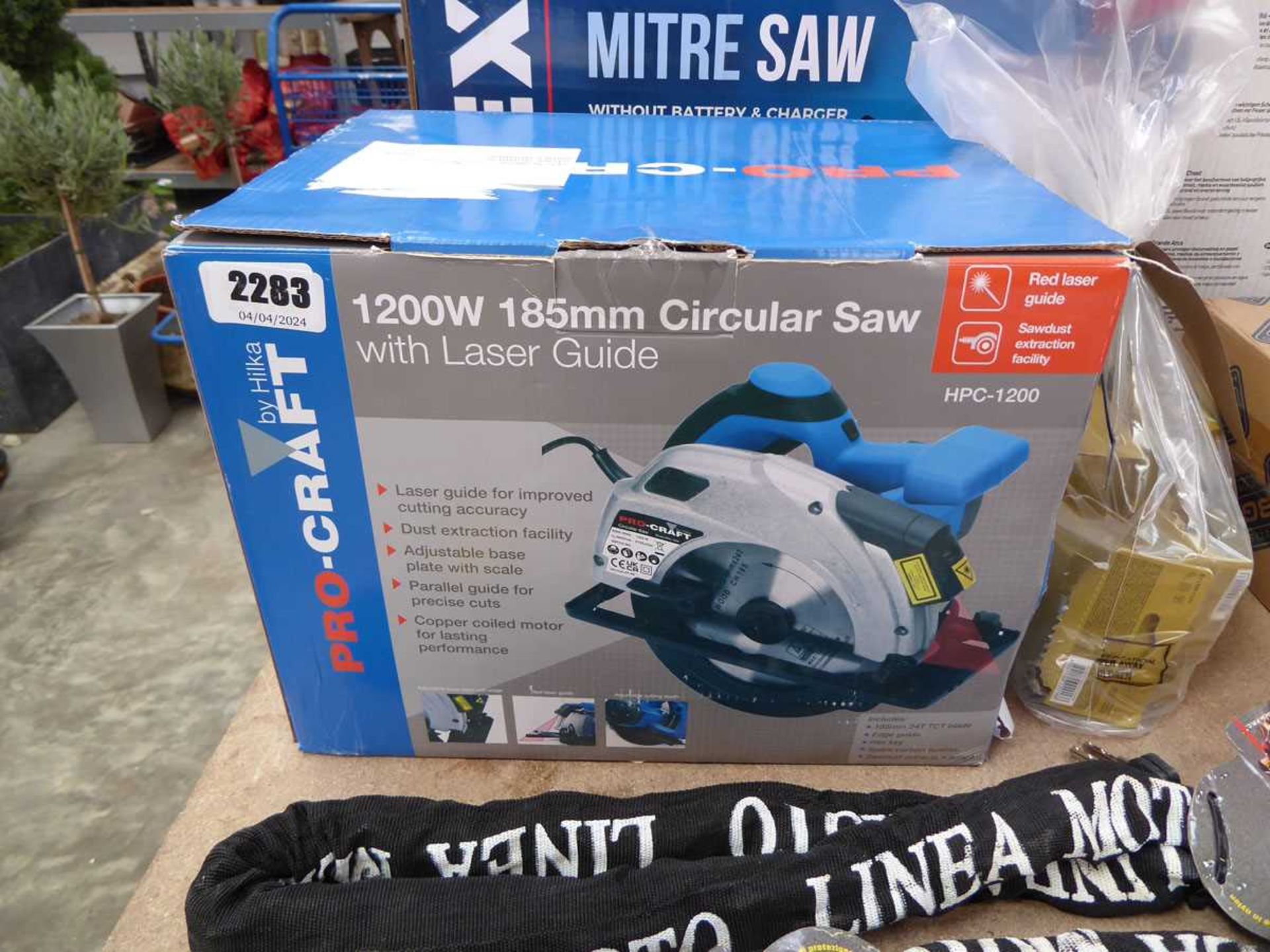 Power Craft 185mm. circular saw, boxed