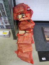 5 bags of chopped wood