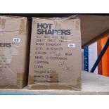 Box containing 20 Neotex hot shaper power knee pants sets (size L)