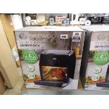 Boxed Daewoo 12L digital rotisserie air fryer oven