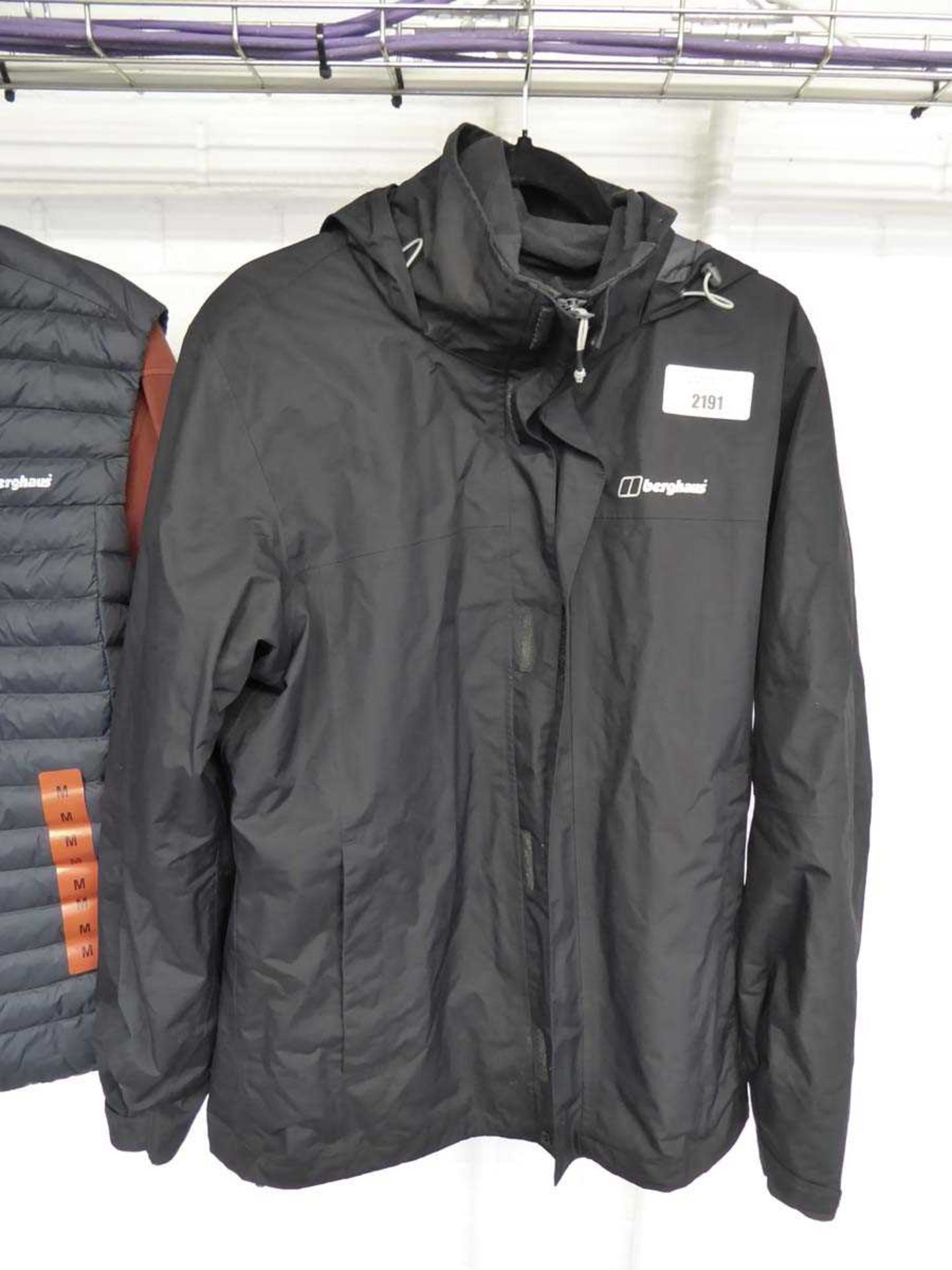 +VAT Berghaus black zip up jacket (size L)