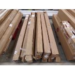 +VAT Pallet containing 10 boxes of Polymer OGEE skirting board (1.5 x 12cm x 2m)