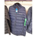 +VAT Columbia full zip puffer jacket in navy (size XL) with black Columbia full zip puffer jacket (