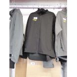 +VAT 2 DeWalt full zip waterproof work jackets in black and grey (size XXL)