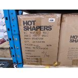 Box containing 20 Neotex hot shaper power knee pants sets (size M)