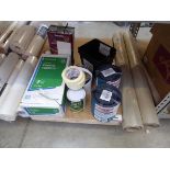 +VAT Quantity of mixed decorating related items, to include 2 Pinnacle carpet protection films,