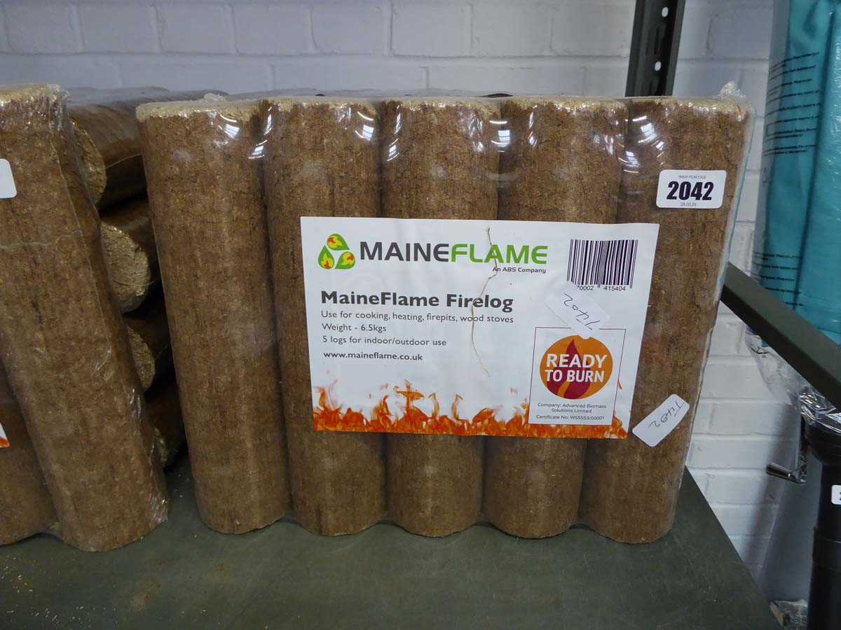 5 packs of 5 MaineFlame fire logs