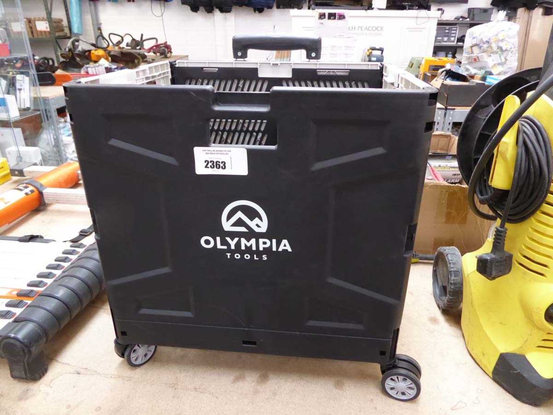 +VAT Olympia Tools mobile 4 wheel tool cart