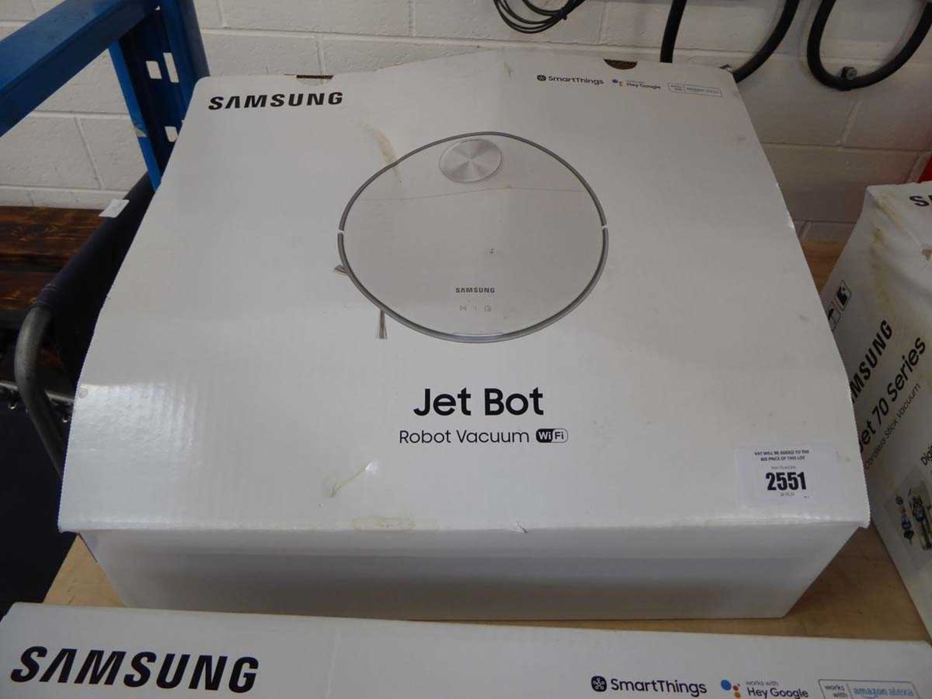 +VAT Boxed Samsung Jet Bot robotic vacuum cleaner (with charger and dock)