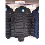 +VAT 2 Columbia full zip black puffer jackets (size XL)