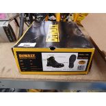 Box of DeWalt Renton Black steel toe safety boots (size 11)