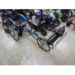 Bromakin 3 wheel racing wheelchair with associated stabiliser