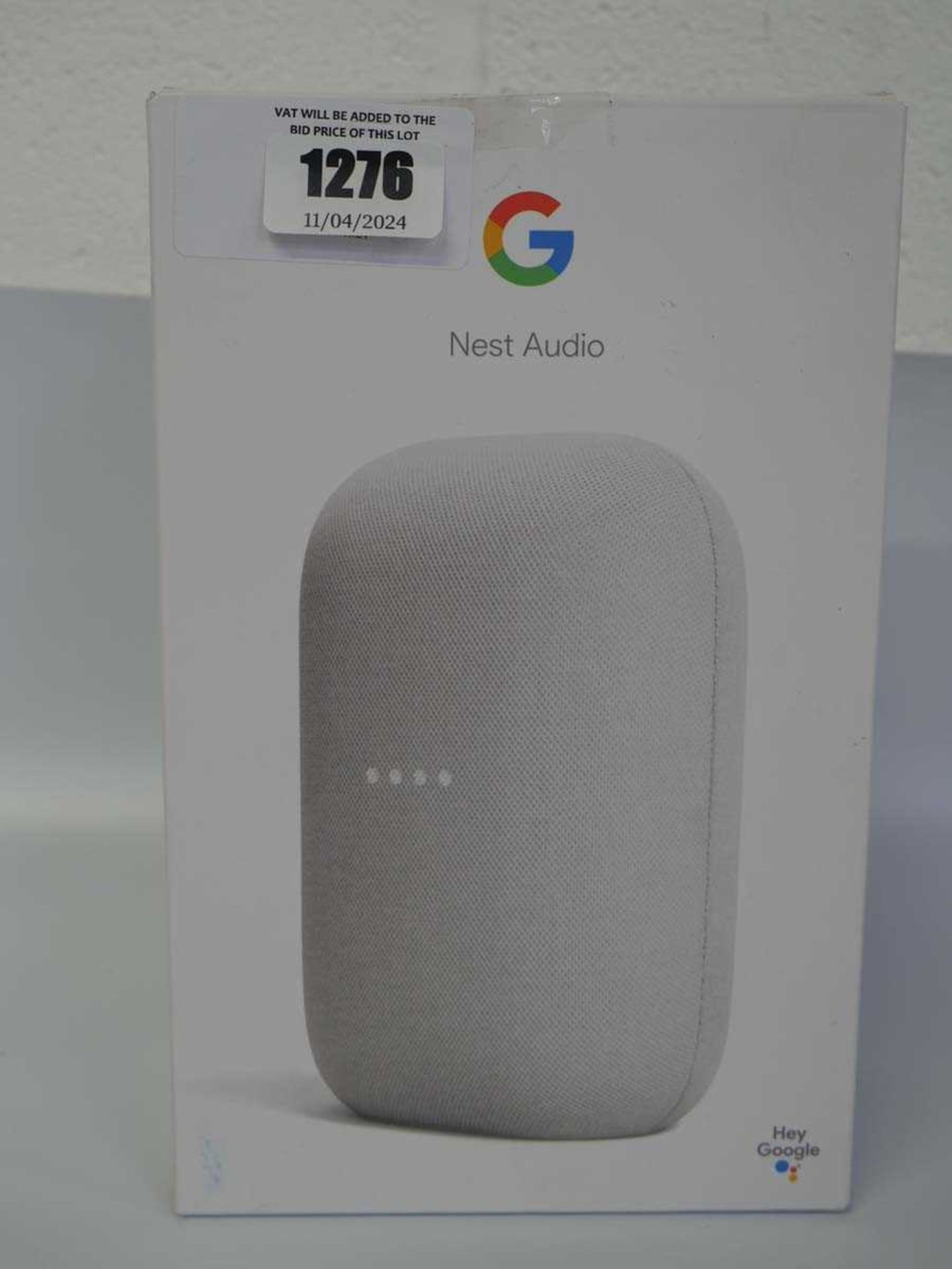 +VAT Google Nest Audio, boxed