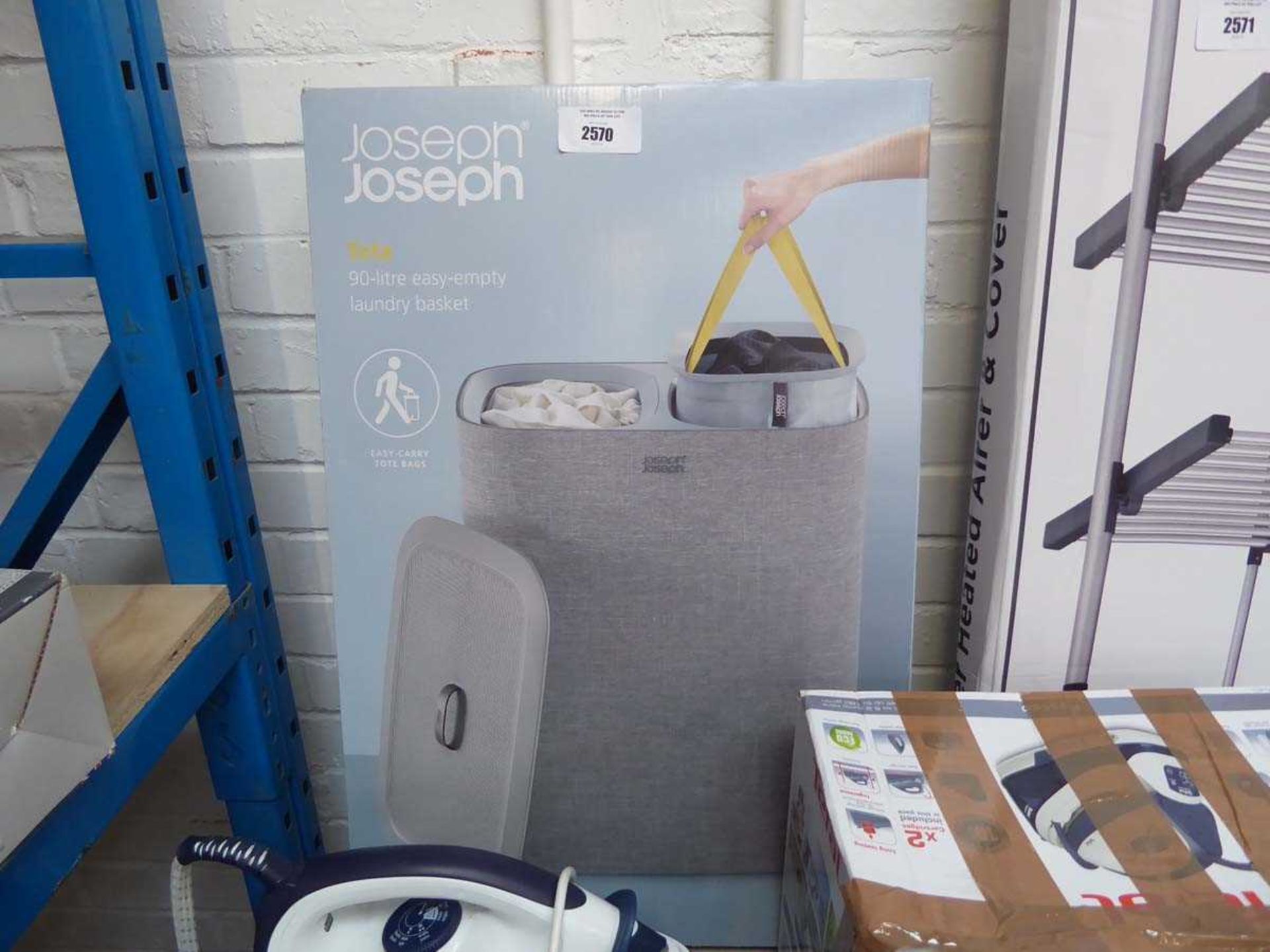 +VAT Boxed Joseph Joseph Tota 90L laundry basket