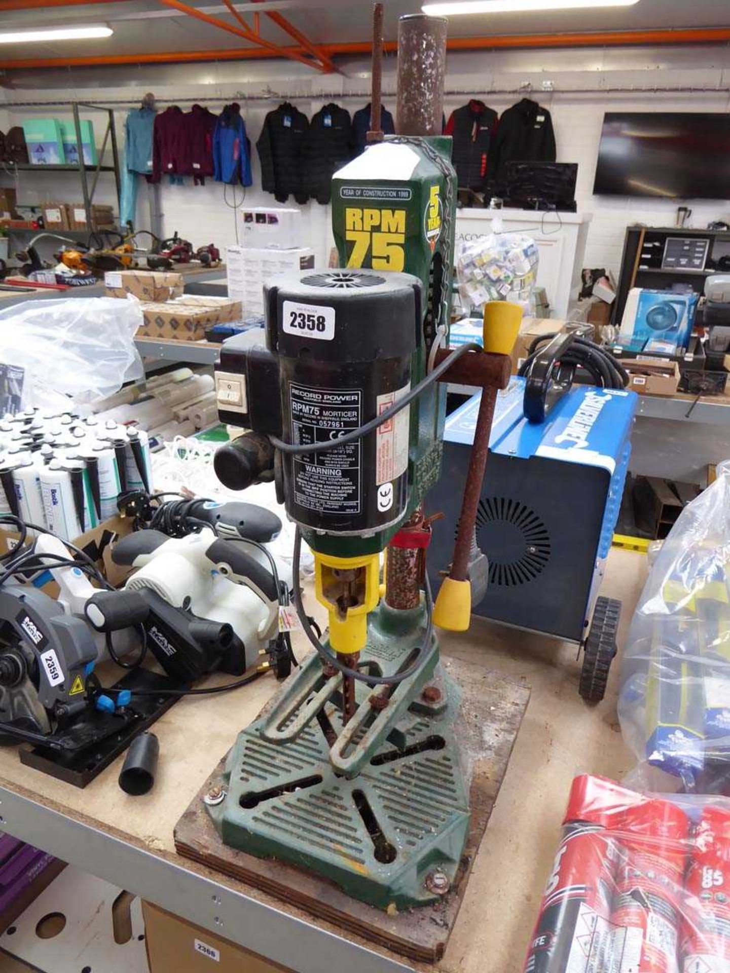 Record Power RPM75 240V bench drill