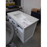 +VAT Ove Decors Alonso 4 drawer, 2 door vanity unit with sink