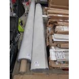 +VAT 3.25m x 4m roll of light grey carpet