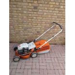 Stihl RM248 hand propelled petrol lawnmower