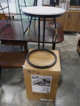 +VAT 1 boxed and 1 unboxed Bentley Designs Mateo sofa table