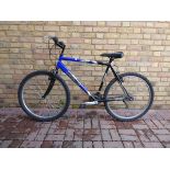 Triumph Atlanta mountain bike in blue, silver and black