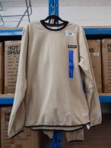 +VAT 2 mens Columbia jumpers in beige and black (size L)