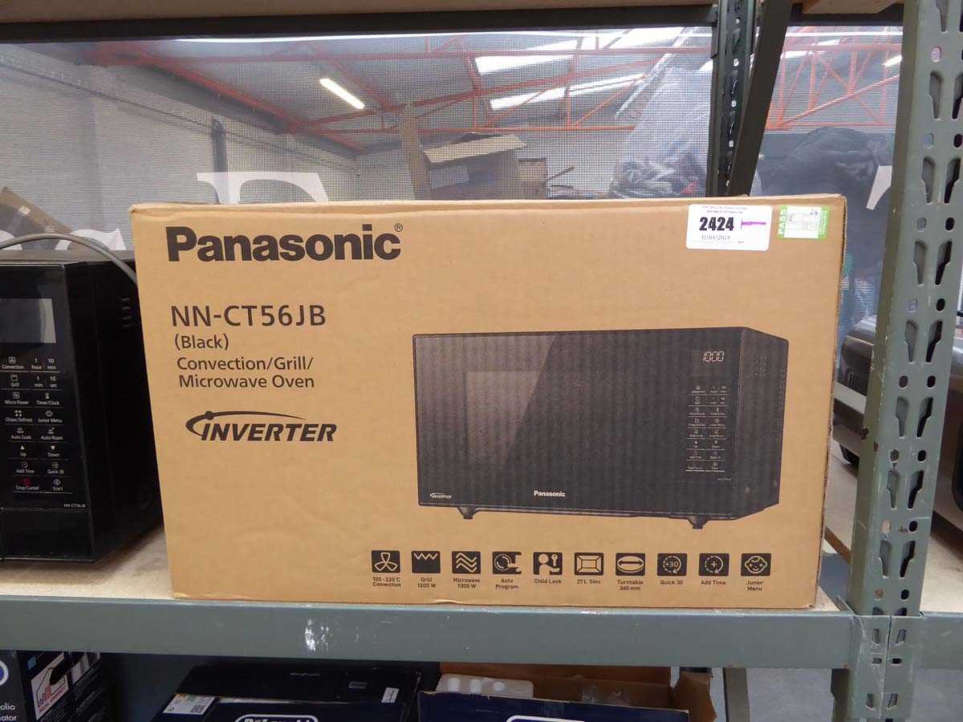 +VAT Boxed Panasonic convection grill and microwave oven (MN-CT56JB)