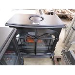 +VAT Dimplex electric 2 door stove heater (missing artificial coals and remote)