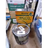 +VAT 5 litre tub of Barrettine wood preserver and a 2.5 litre tub of Ronseal Ultimate decking