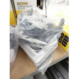 +VAT Bag containing a large quantity of various size metal angled shelving brackets