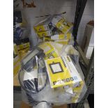 +VAT 2 bags containing boxed Wessex LED garden flood lights