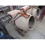 Bell petrol cement mixer with stand