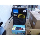 +VAT Draper 12V power pack with Bon-Aire 12V tyre inflator and Ring Micro Jump jumpstarter