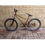 Ruckus UF Urban Free Ride/ Dirt Jump bike in gold