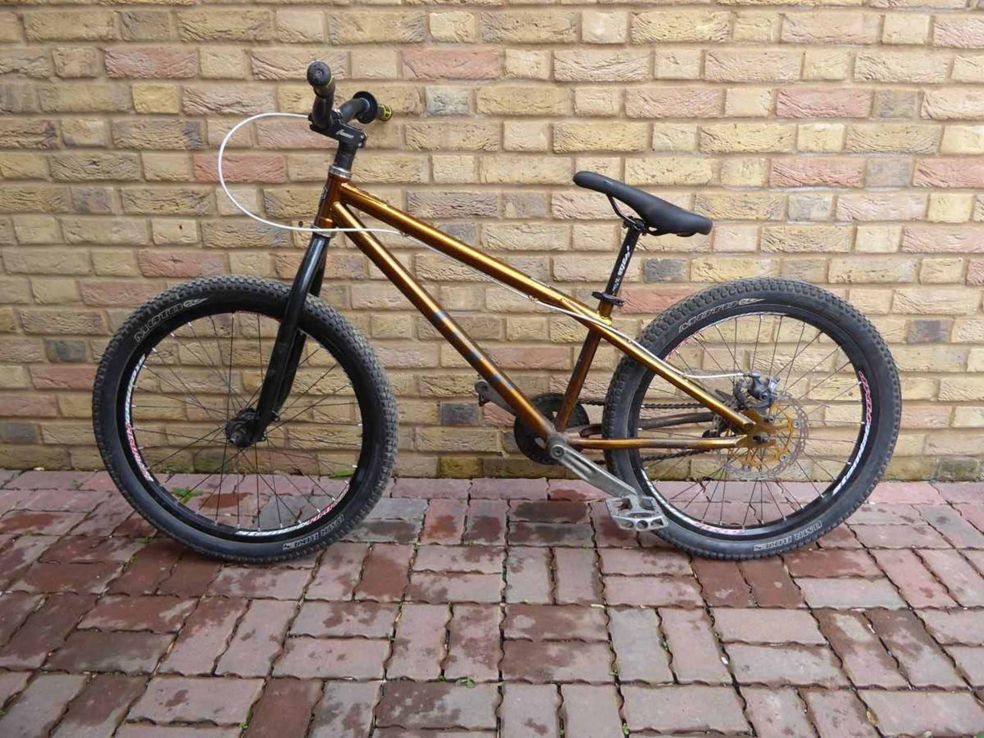Ruckus UF Urban Free Ride/ Dirt Jump bike in gold