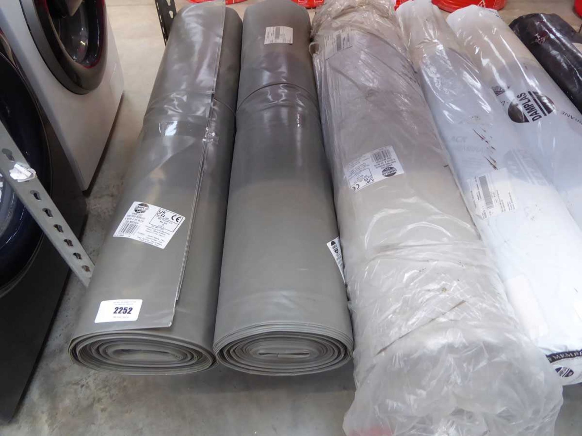 +VAT 3 rolls of Damplas 4m. x 25m. of damp proof membrane