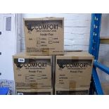 3 boxes containing 20 packs of 100 Comfort powder free nitrile examination (size S) 05/2023